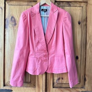 Vintage Y2K Costa Blanca Salmon Blazer Business Casual Office - Medium